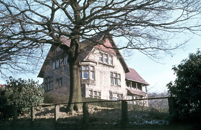 G25-An der Auffahrt zum Langenberger Sender - 1956